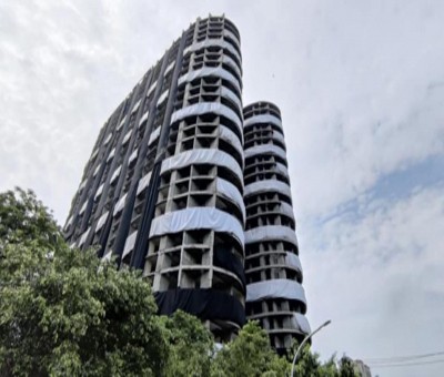 Slice of Ukraine in Noida: A community under siege at Twin Towers 'blast zone' Slice of Ukraine in Noida: A community under siege at Twin Towers 'blast zone'