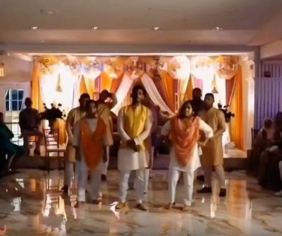 Chris Brown in awe of Indian family dancing to his number in Sangeet ceremony Chris Brown in awe of Indian family dancing to his number in Sangeet ceremony