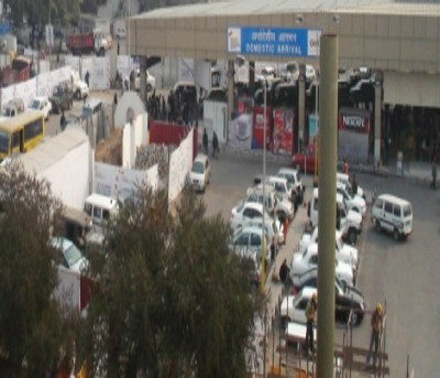 Vehicles can now drive through multi-level parking at IGI Vehicles can now drive through multi-level parking at IGI
