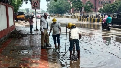 Heavy rain lashes Hyderabad again Heavy rain lashes Hyderabad again