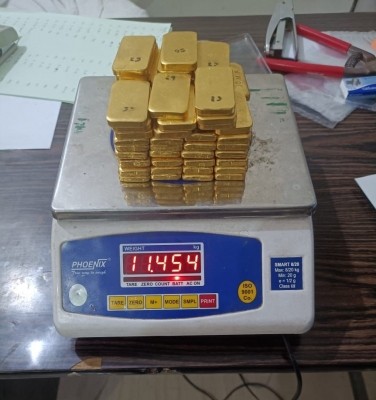 Imphal Customs seize gold biscuits hidden in van engine Imphal Customs seize gold biscuits hidden in van engine