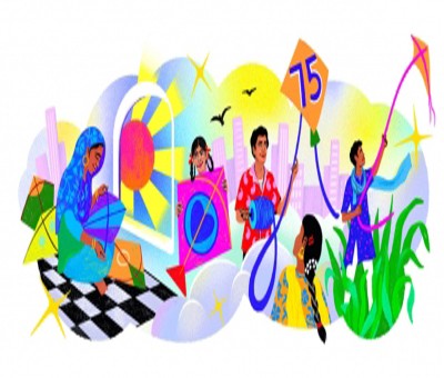 Sundar Pichai wishes India on I-Day with Google Doodle Sundar Pichai wishes India on I-Day with Google Doodle