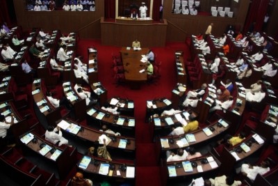Odisha: Oppn stalls Assembly proceedings over chit fund scam Odisha: Oppn stalls Assembly proceedings over chit fund scam