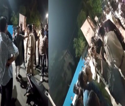 Gujarat BJP MLA threatens police, video goes viral Gujarat BJP MLA threatens police, video goes viral