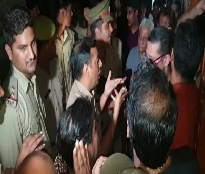 Ruckus again inside Noida society; SHO suspended, 7 arrested Ruckus again inside Noida society; SHO suspended, 7 arrested