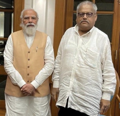 PM Modi, other cabinet members pay tribute to Rakesh Jhunjhunwala PM Modi, other cabinet members pay tribute to Rakesh Jhunjhunwala