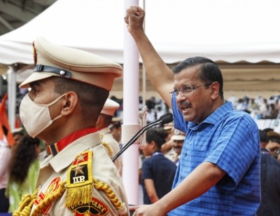 Tricolour will fly high only if everyone has access to good & free healthcare, education: Kejriwal Tricolour will fly high only if everyone has access to good & free healthcare, education: Kejriwal