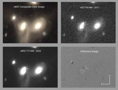 James Webb telescope likely spots first supernova