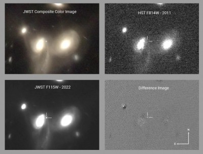 James Webb telescope likely spots first supernova James Webb telescope likely spots first supernova