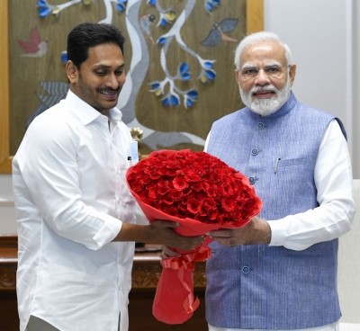 Andhra Pradesh Chief Minister Jagan Mohan Reddy meets PM, discusses Polavaram project