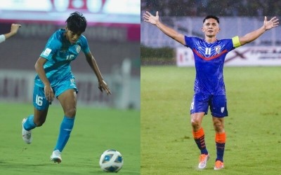Manisha Kalyan, Sunil Chhetri named 2021-22 AIFF Footballers of the Year Manisha Kalyan, Sunil Chhetri named 2021-22 AIFF Footballers of the Year