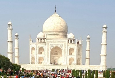 Hindu outfits protest after man barred from entering Taj Mahal with idol