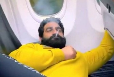 Action initiated, says SpiceJet on smoking video inside aircraft Action initiated, says SpiceJet on smoking video inside aircraft