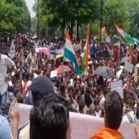 MPPSC aspirants take out protest march in Indore