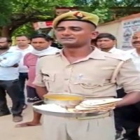 UP cop complains about poor food quality, video goes viral