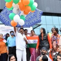 T'gana launches distribution of 1.20 cr national flags