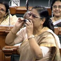Trinamool MP bites raw brinjal in Lok Sabha to highlight pain over LPG price hike