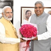 Prez, PM congratulate Dhankhar on becoming Vice-President