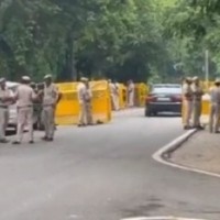 Additional police force deployed outside Cong HQ, Sonia Gandhi's residence
