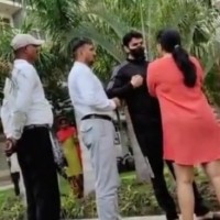 Noida police takes cognizance after video of BJP leader abusing woman goes viral