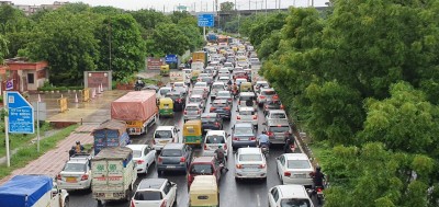 Heavy rain across Delhi-NCR leads to water logging, traffic jams