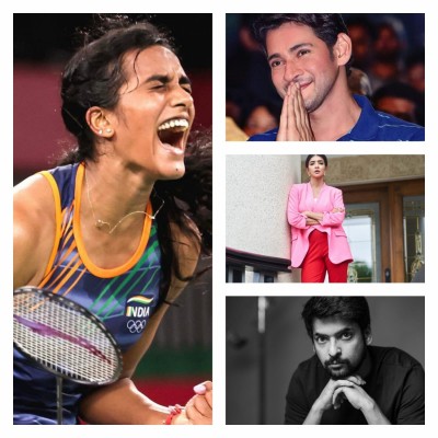 Tollywood celebrities hail 'tigress' PV Sindhu Tollywood celebrities hail 'tigress' PV Sindhu