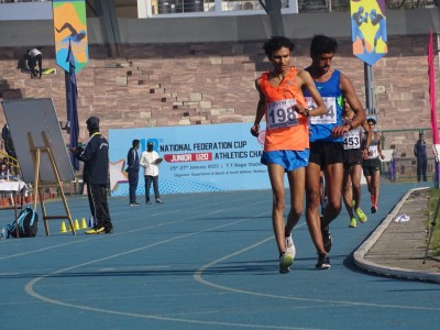 Continue with the good work, Neeraj Chopra tells race walker Khatri Continue with the good work, Neeraj Chopra tells race walker Khatri