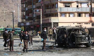 Powerful blast hits Afghan capital Kabul Powerful blast hits Afghan capital Kabul