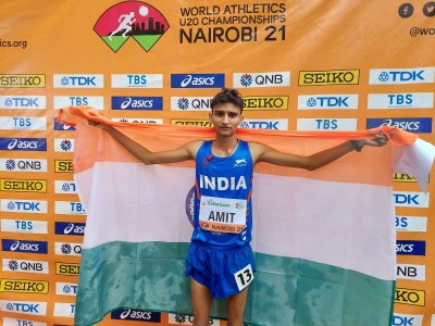 World Athletics U20 C'ships: Amit wins 10,000m race walk silver World Athletics U20 C'ships: Amit wins 10,000m race walk silver