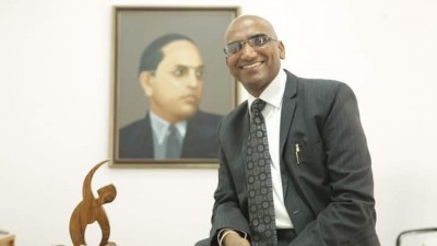 Telangana's ex-IPS officer joins BSP Telangana's ex-IPS officer joins BSP