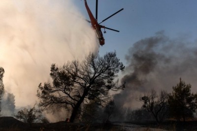 Emergency declared in Greece due to massive wildfires Emergency declared in Greece due to massive wildfires