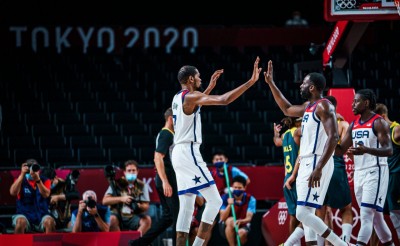 Olympics: U.S. storms into men's basketball final Olympics: U.S. storms into men's basketball final