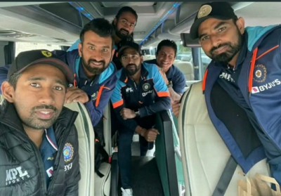 Indian team departs for London for 2nd Test against England Indian team departs for London for 2nd Test against England