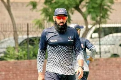 Pak coach Misbah Covid+, to stay back in Windies Pak coach Misbah Covid+, to stay back in Windies