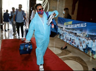 IPL 2021: First batch of Delhi Capitals players arrive in UAE IPL 2021: First batch of Delhi Capitals players arrive in UAE
