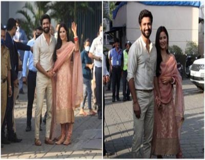 Man & Wife: 'KatVic' return to Mumbai, to resume work soon Man & Wife: 'KatVic' return to Mumbai, to resume work soon