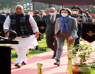 French Defence Minister Florence Parly in India, reviews military ties French Defence Minister Florence Parly in India, reviews military ties