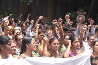 Andhra employees to launch agitation over demands Andhra employees to launch agitation over demands