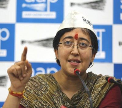 AAP accuses BJP of hurting Hindu sentiments by imposing tax on temples AAP accuses BJP of hurting Hindu sentiments by imposing tax on temples