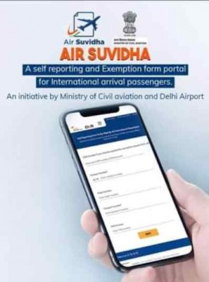 Int'l passengers mandated to file self-declaration form on 'Air Suvidha' portal Int'l passengers mandated to file self-declaration form on 'Air Suvidha' portal