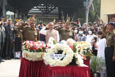 Group Capt Varun Singh's last rites held with full military honours in Bhopal
