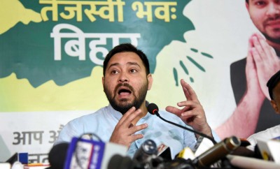Tejashwi slams Nitish govt for alleged forgery of Covid data Tejashwi slams Nitish govt for alleged forgery of Covid data