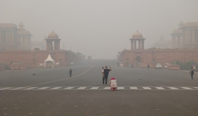 Delhi's air quality improves marginally, inches closer to 'poor' category Delhi's air quality improves marginally, inches closer to 'poor' category