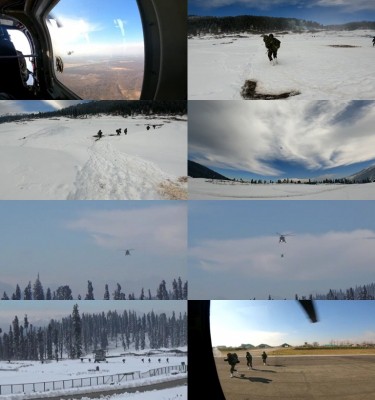 Chinar Corps conducts heliborne exercise in Kashmir's higher reaches Chinar Corps conducts heliborne exercise in Kashmir's higher reaches