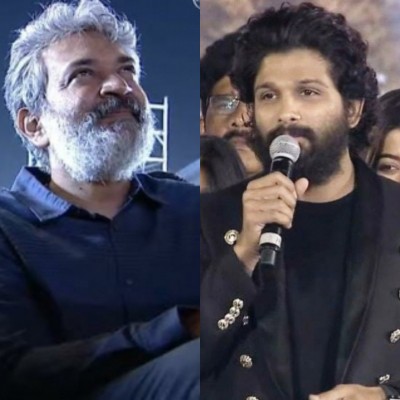 Allu Arjun thanks Rajamouli for encouragement for 'Pushpa' Allu Arjun thanks Rajamouli for encouragement for 'Pushpa'