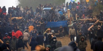 4,840 trucks lined up at Belarusian border awaiting entry into EU