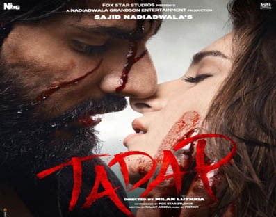 Ahan Shetty, Tara Sutaria-starrer 'Tadap' mints Rs 8.17 cr on day 2 Ahan Shetty, Tara Sutaria-starrer 'Tadap' mints Rs 8.17 cr on day 2