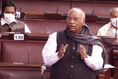 Govt provoking Oppn to disrupt House: Kharge in RS