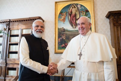 Pope Francis told me invitation to visit India is 'the greatest gift': Modi Pope Francis told me invitation to visit India is 'the greatest gift': Modi