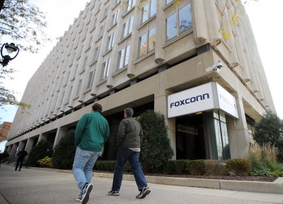 Foxconn Technology India workers stage protest